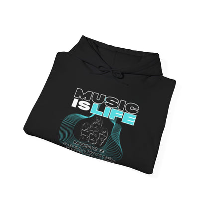Music is Life Hoodie - Unisex Heavy Blend™ Sweatshirt
