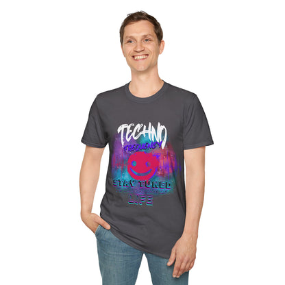 Techno Vibe Unisex T-Shirt | Stay Tuned to the Rhythum of Life