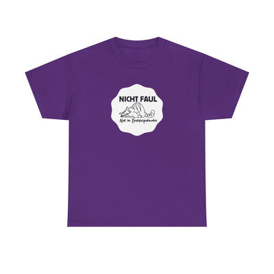 Funny Unisex Tee - "Not lazy just in energy saving mode"