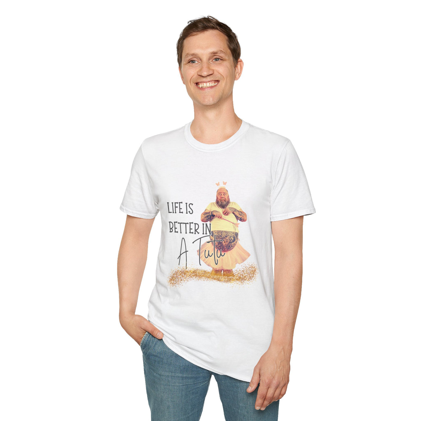 Life Is Better in a Tutu Unisex Softstyle T-Shirt
