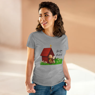 Best Buds  - Snoopy - Women's Cotton Tee