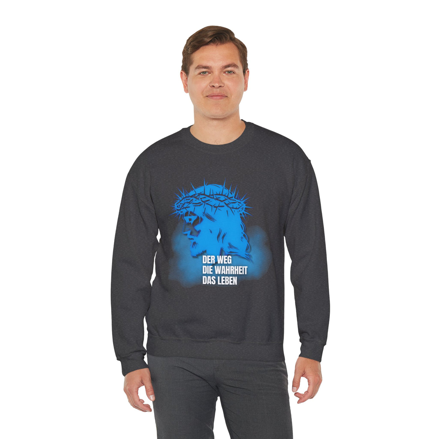 Sweatshirt Jesus "Der Weg - Die Wahrheit - Das Leben"