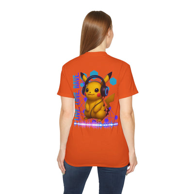 Rave T-Shirt, Fun Music Shirt, Live Love Rave - Techno - Pokemon