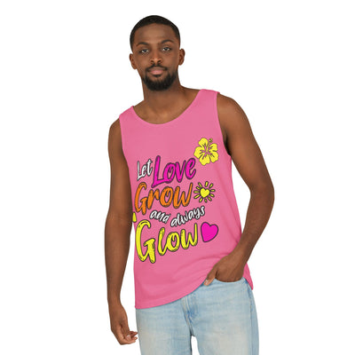 Tank Let Love Grow ... , Motivational Workout Shirt