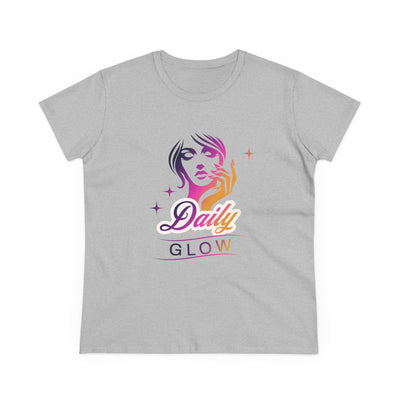 Women's Midweight Cotton Tee - Daily Glow