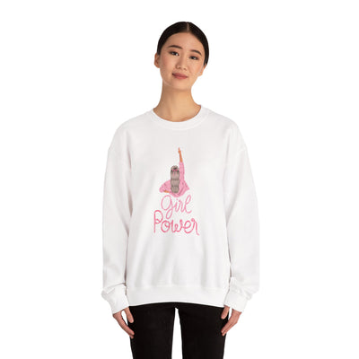 Girl Power Unisex Crewneck Sweatshirt,
