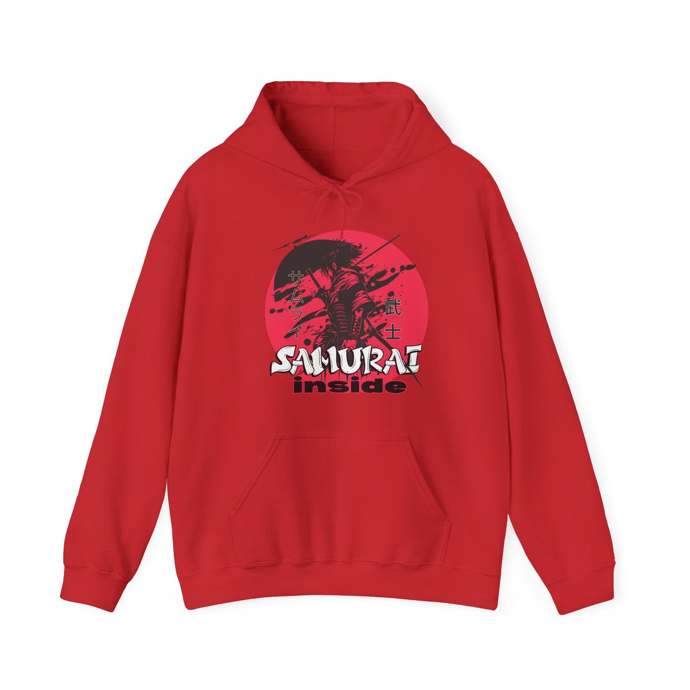 Samurai Inspired Hoodie, Cozy Streetwear,