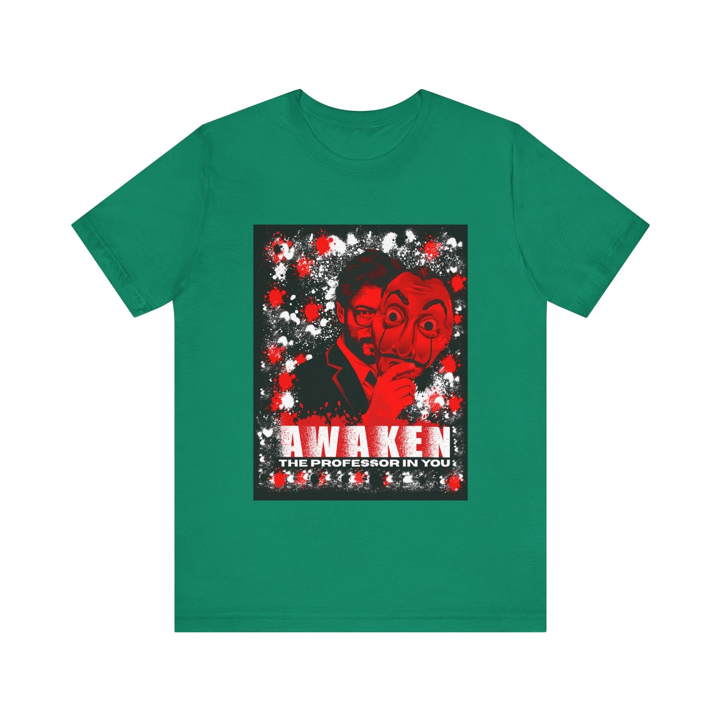 Awaken the Professor heist money Unisex Jersey Tee - Inspirational Graphic T-Shirt