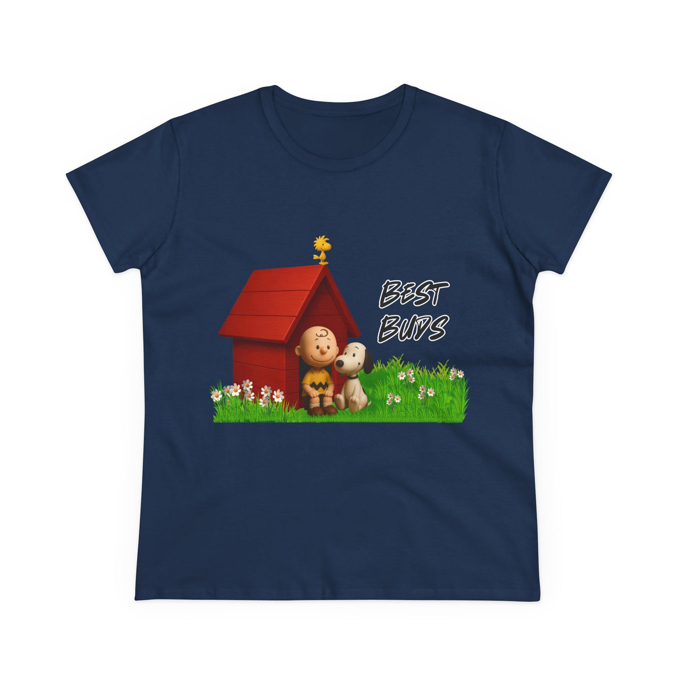 Best Buds  - Snoopy - Women's Cotton Tee