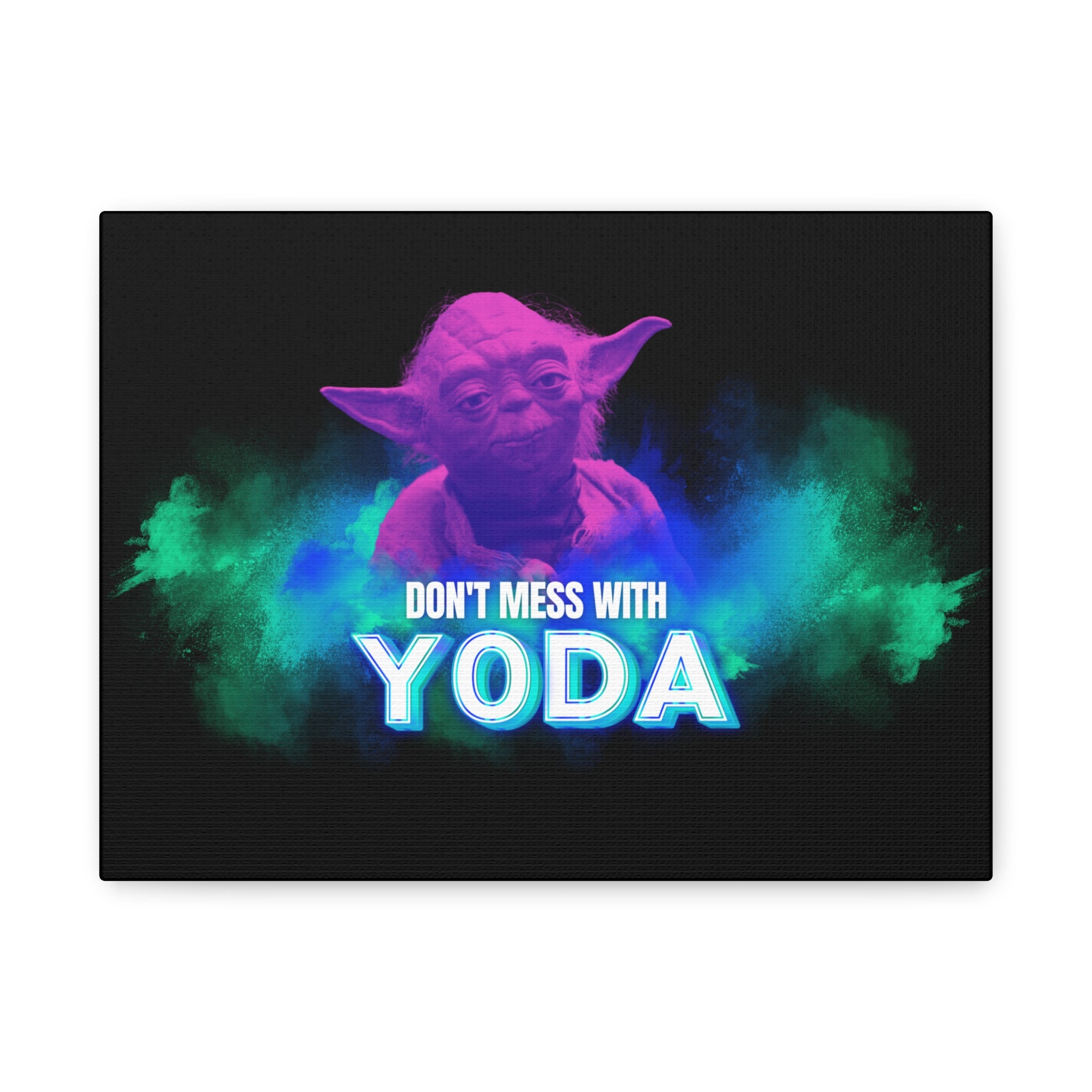 Inspirational Yoda Canvas Art - Modern Wall Decor for Star Wars Fans 