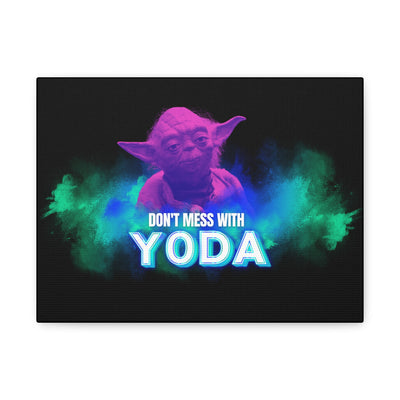 Inspirational Yoda Canvas Art - Modern Wall Decor for Star Wars Fans