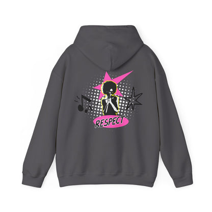 Respect Unisex Hooded Sweatshirt, Streetwear Hoodie