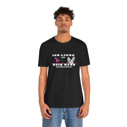 I Love My Husband "Shopping" Unisex Jersey Short Sleeve Tee