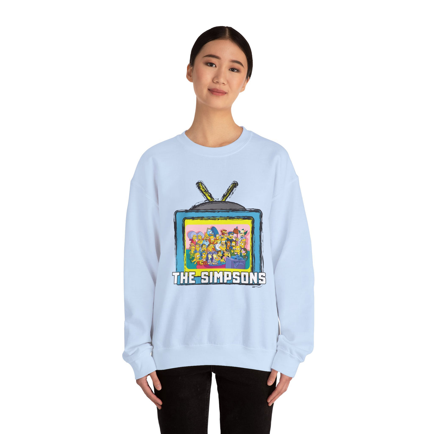 The Simpsons Unisex Heavy Cotton Sweatshirt