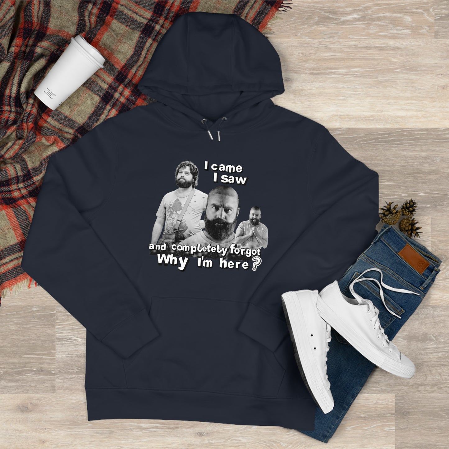 I cam- saw- and forgot why I am here - Alan Garner Hoodie for Men