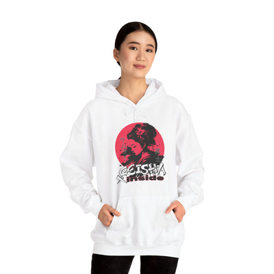 "Geisha Inside"Fleece Hoodie, Cozy