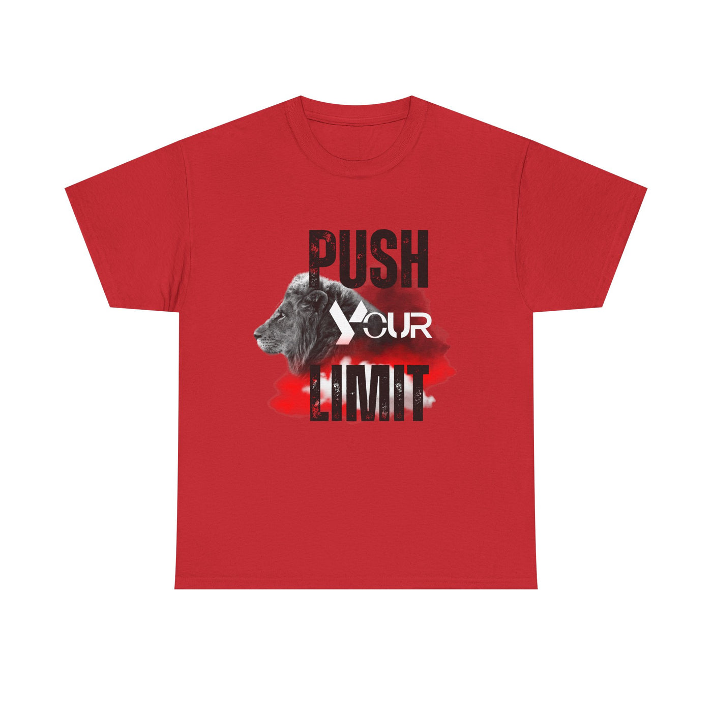 Motivational Unisex Heavy Cotton Tee - "Push Your Limit"