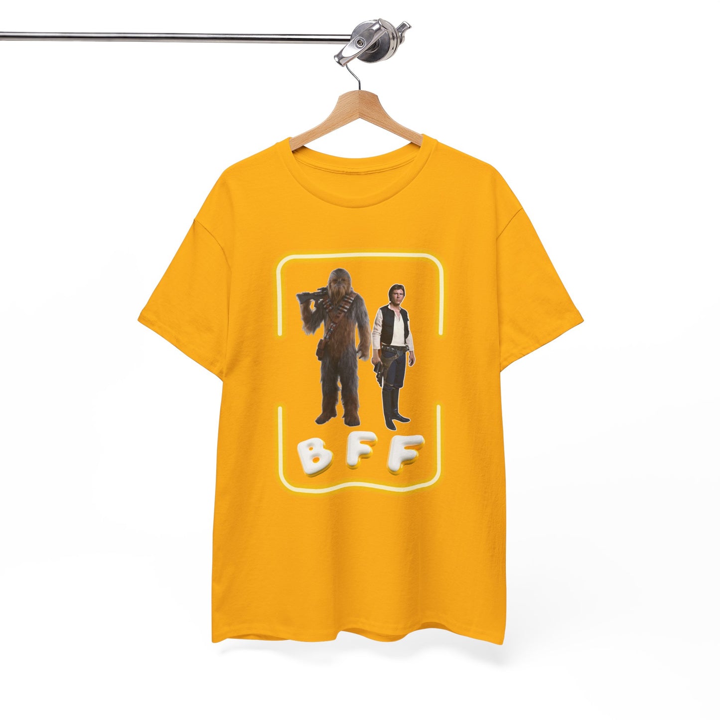 BFF Chewbacca & Han Solo Unisex Heavy Cotton Shirt