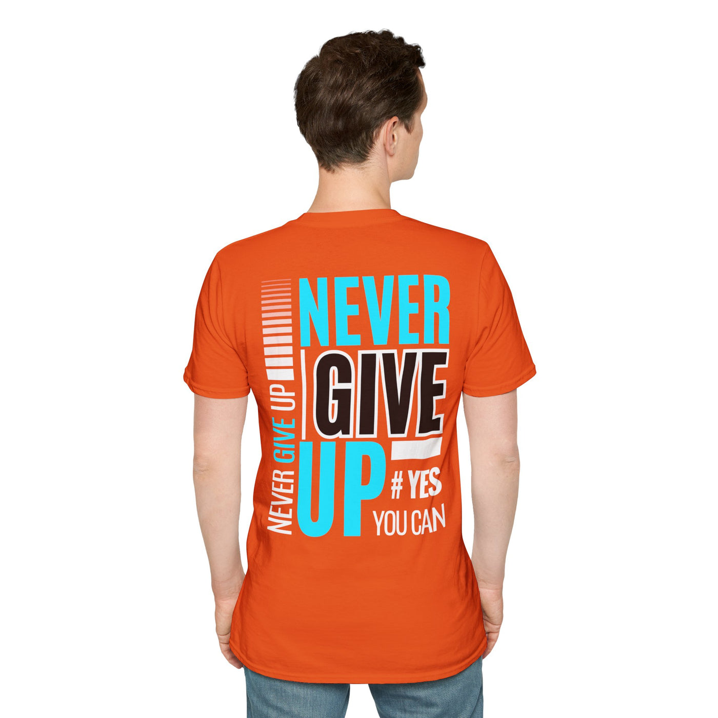 Unisex T-Shirt - Quit talking and start doing - Never give up...
