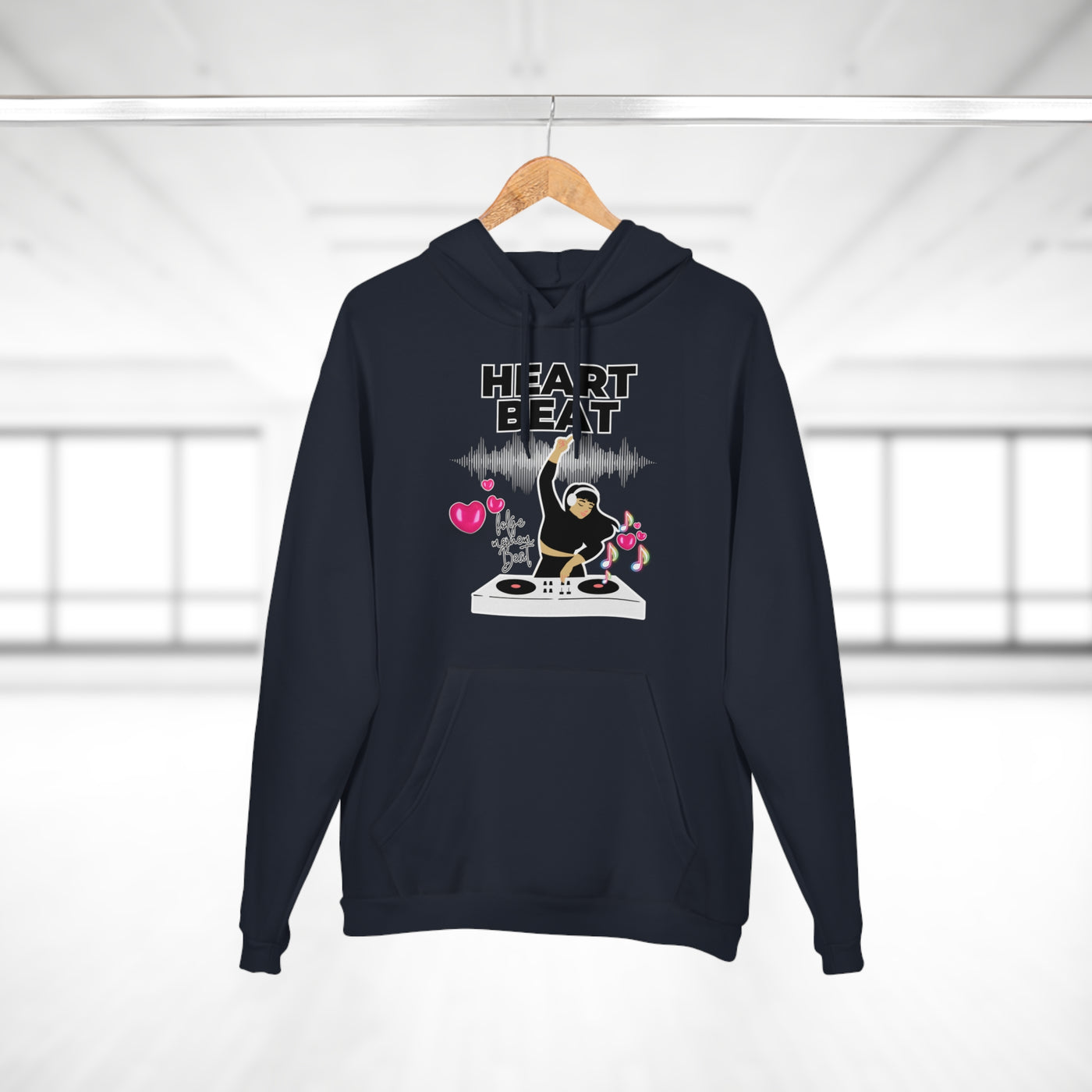 Heart Beat Pullover Hoodie