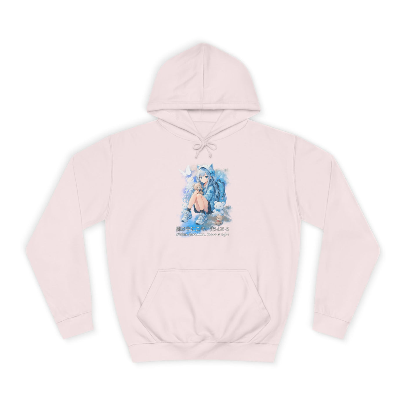 Hoodie, Anime Sweatshirt "Within darkness there is a light"
