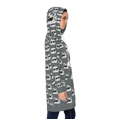 Audrey Inspired Women's Hoodie Dress - "Beauty Is Not Wasted"