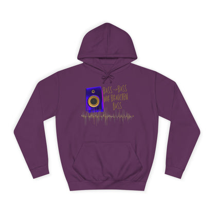 Bass, Bass wir brauchen Bass! Audio Vibes Hoodie | Unisex