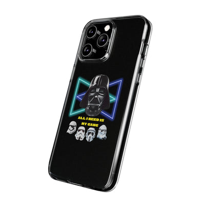 Handyhülle Darth Vader Phone Case, Star Wars Clear Silicone Phone Cover,  All I Need Is My Gang