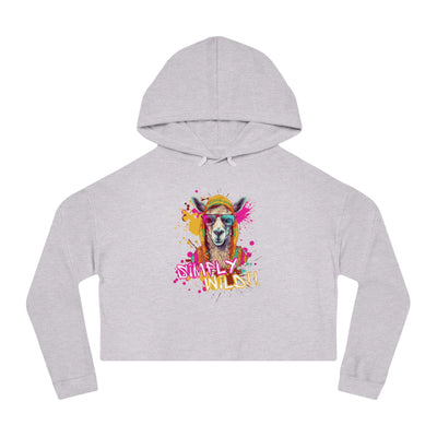 Urban Wilds Crop Hoodie - Colorful Graffiti Inspired Design