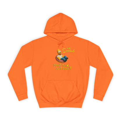 Funny Donut Lover Hoodie, Unisex College Hoodie, The Simpsons