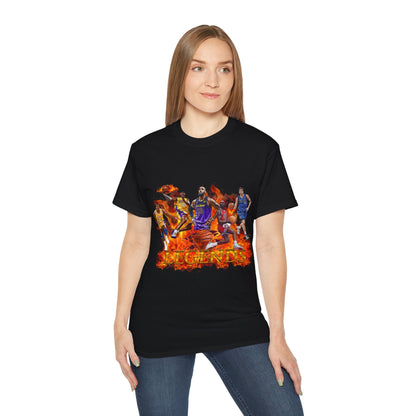Basketball Legends, Cool Sports Shirt, Unisex Cotton T-Shirt