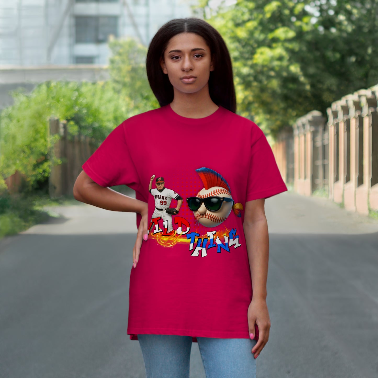 Charlie Sheen Wild Thing  - Baseball Fan T-Shirt