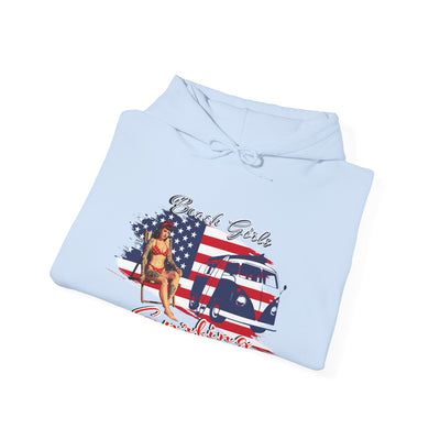 Beach Girls Surfing USA Hoodie