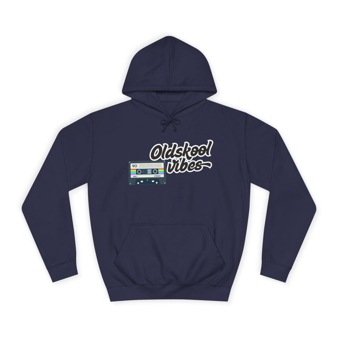Oldskool Vibes- Hooded Sweatshirt - 'Oldskool' Graphic