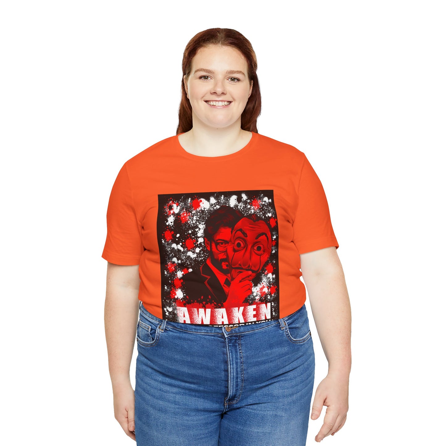 Awaken the Professor heist money Unisex Jersey Tee - Inspirational Graphic T-Shirt