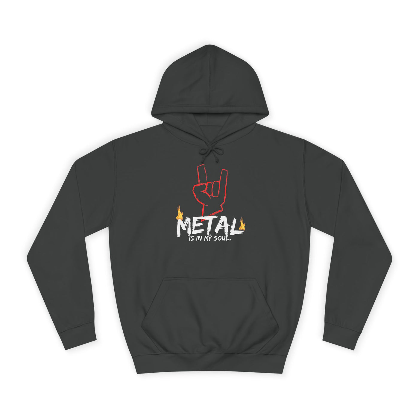 "Metal" Music Unisex College Hoodie