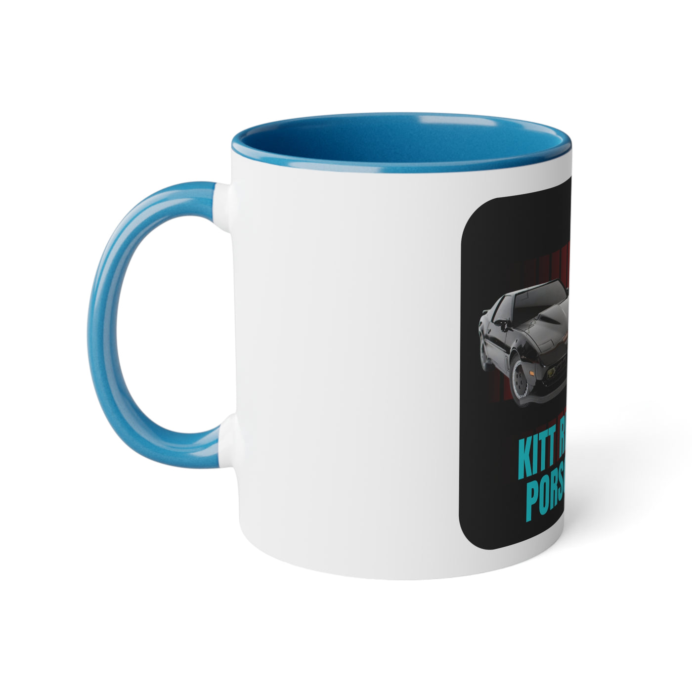 KITT and Porsche Die Laune Mug, KITT Mug, Porsche Mug, Tasse