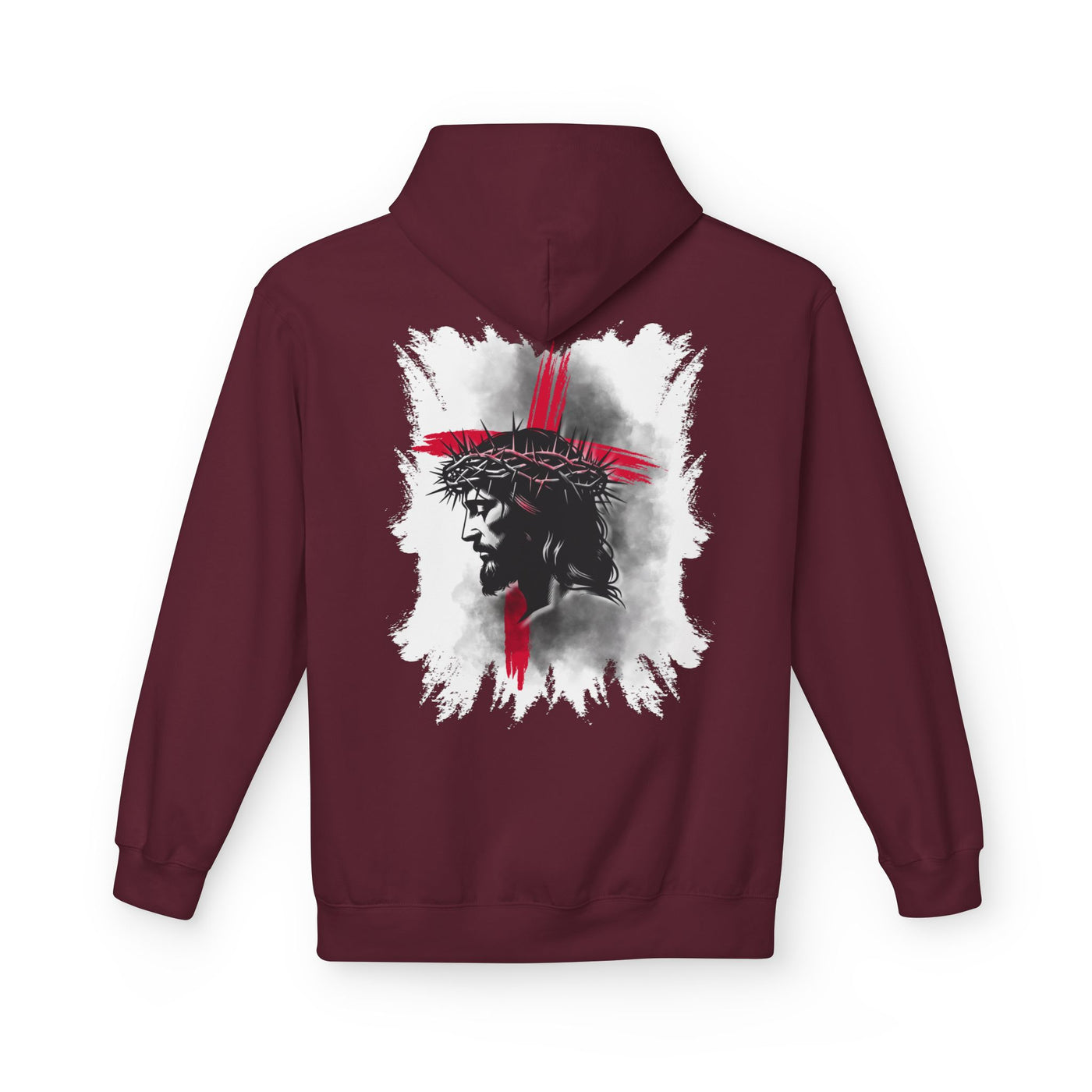 Faith-Inspired Hoodie: Blessed, Saved, Loved - Christian JESUS