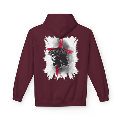 Faith-Inspired Hoodie: Blessed, Saved, Loved - Christian JESUS