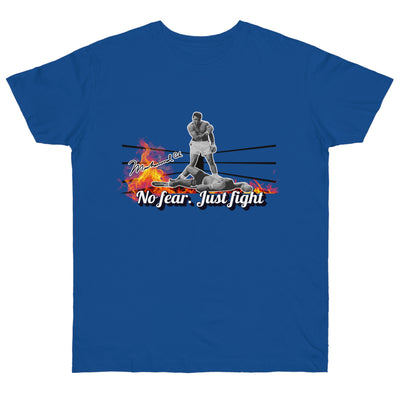 No Fear Just Fight T-Shirt, Motivational Shirt Muhammad Ali