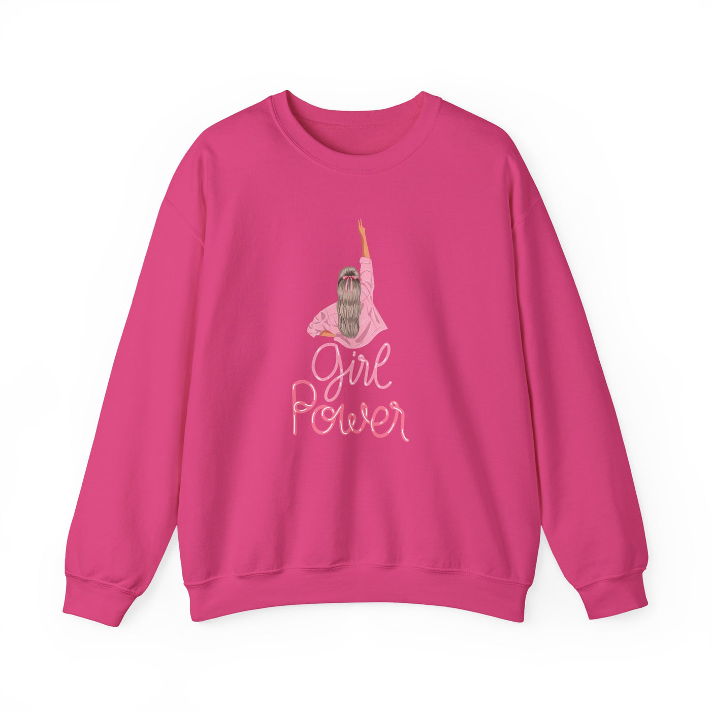 Girl Power Unisex Crewneck Sweatshirt,