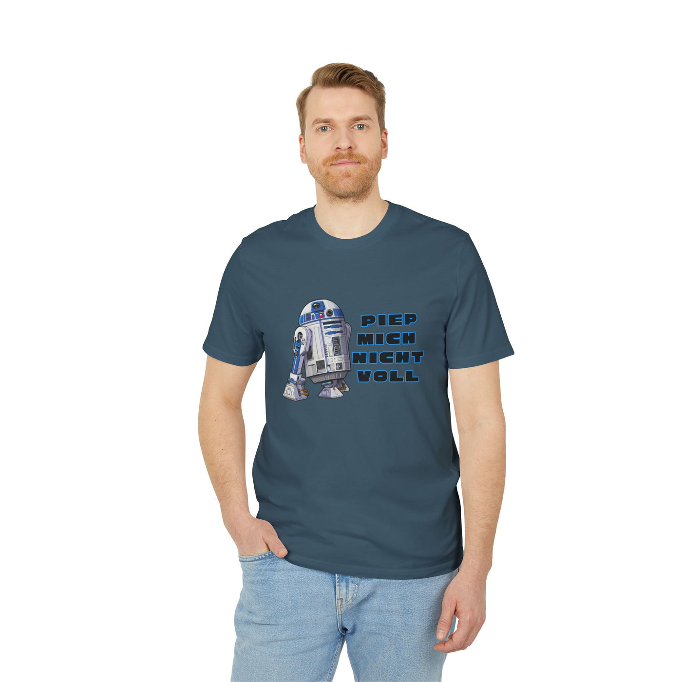 Unisex R2-D2 Graphic T-Shirt - "Piep mich nicht voll"