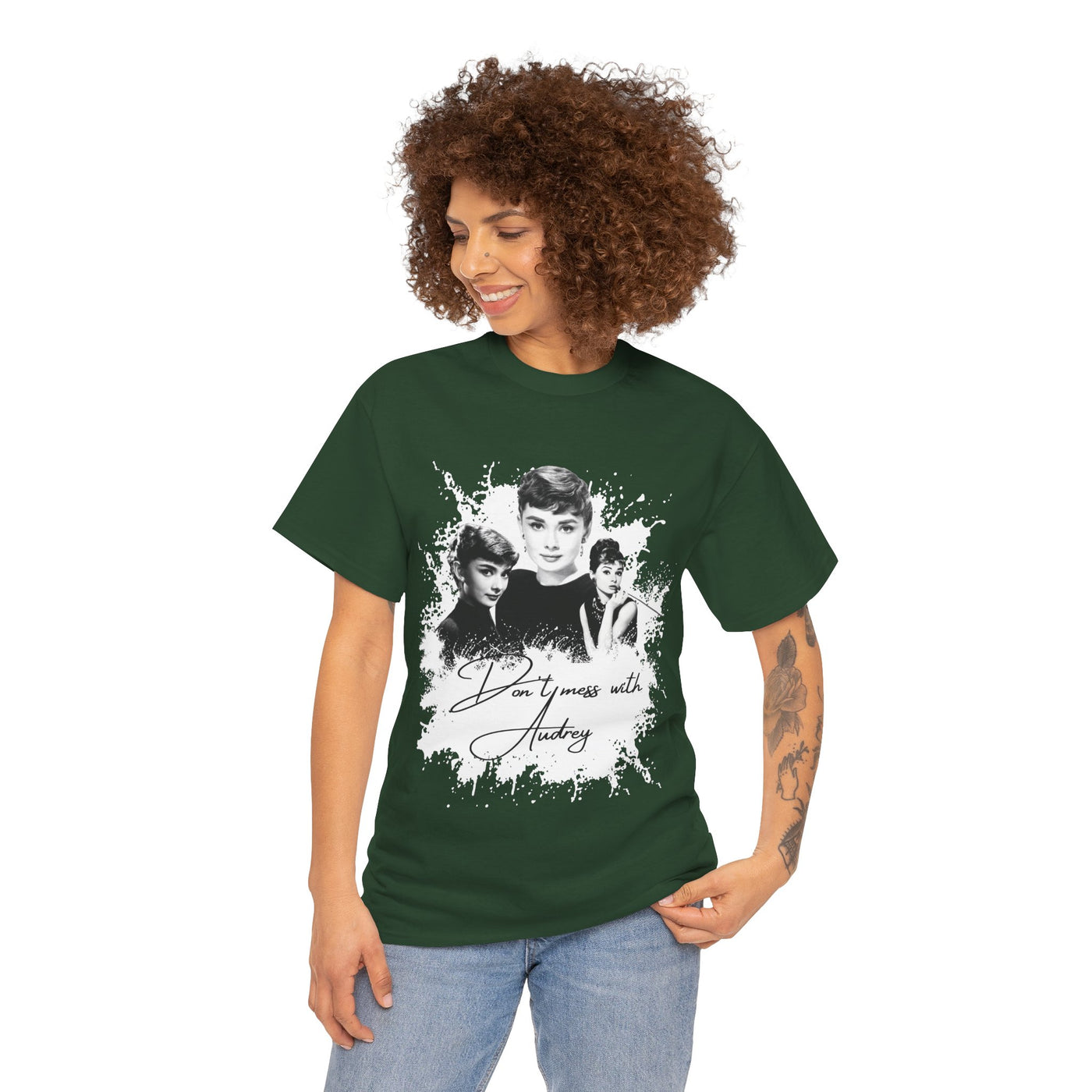 Don't mess with Audrey - Audrey Hepburn T Shirt