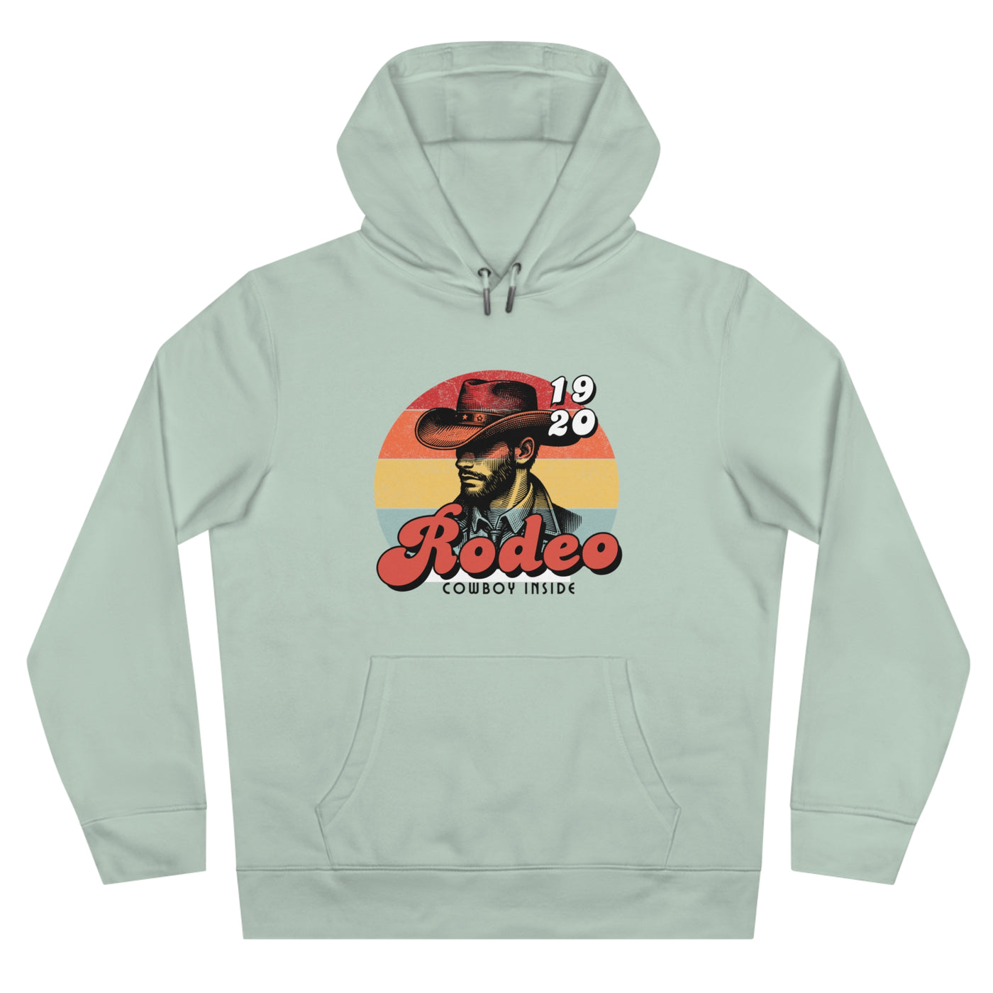 Retro Rodeo King Sweatshirt, Cowboy Hoodie, Western Apparel, Gift for Ranchers, Rodeo Fans, Cozy Hoodie for Men