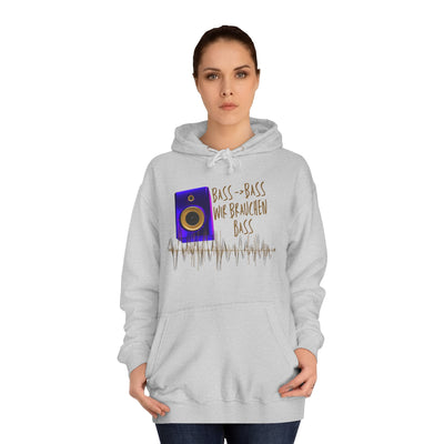 Bass, Bass wir brauchen Bass! Audio Vibes Hoodie | Unisex