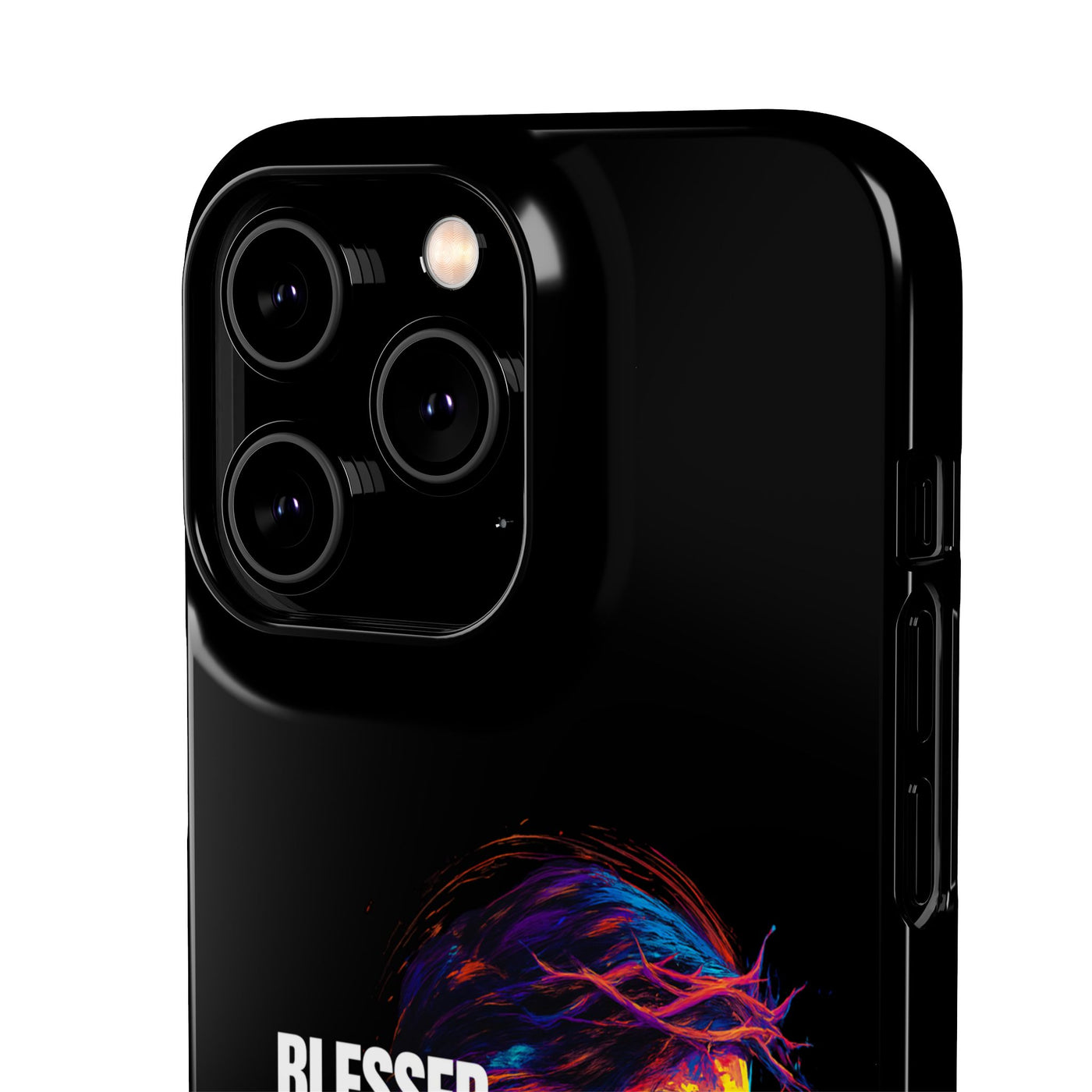 Blessed Saved loved - Snap Case - Jesus