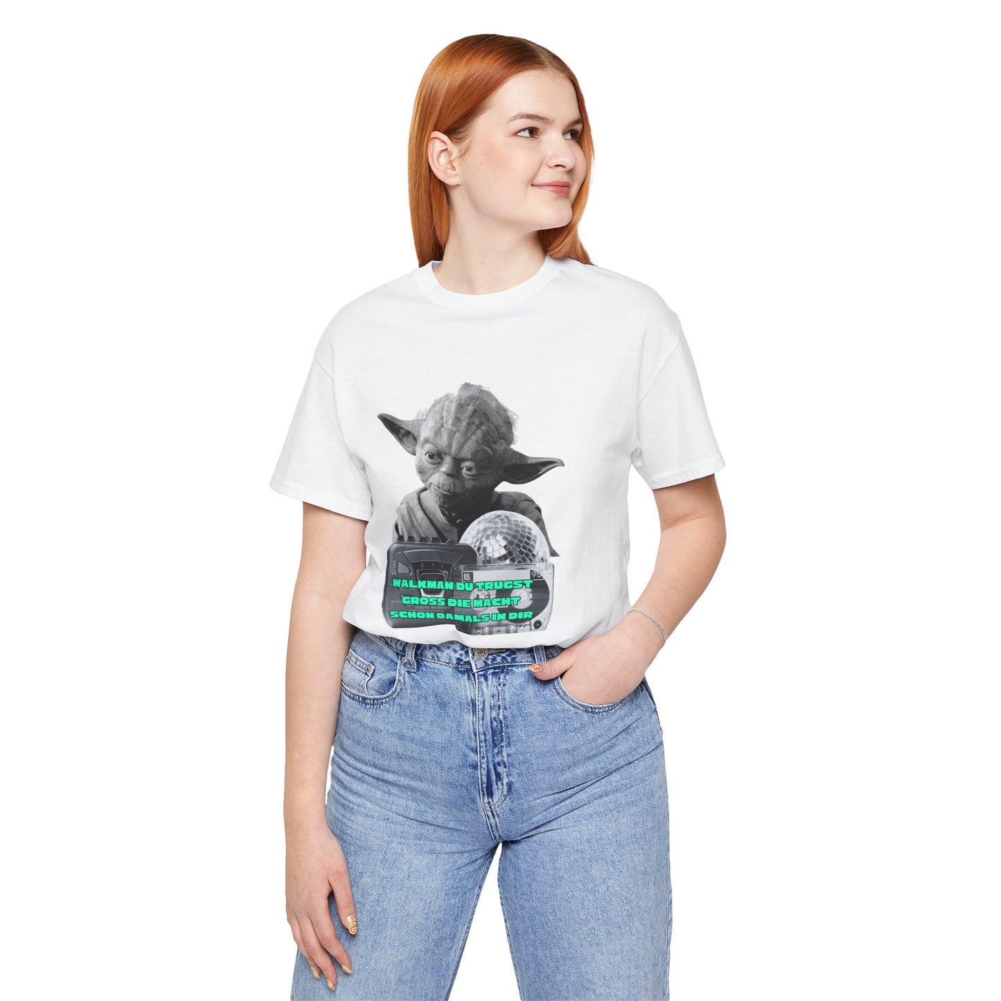 Funny Yoda Quote Unisex Tee - Walkman du kennst - erfahren du bist starwars