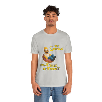 The Simpsons Donut Lover Tee - Funny Graphic T-Shirt -unisex