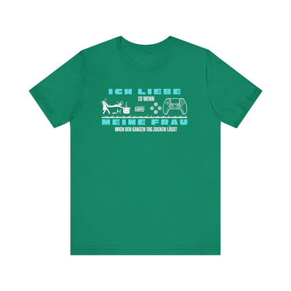 Ich Liebe Meine Frau T-Shirt - Unisex Jersey Tee for Gamers