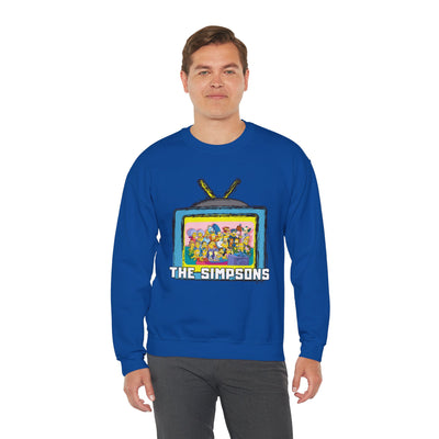 The Simpsons Unisex Heavy Cotton Sweatshirt